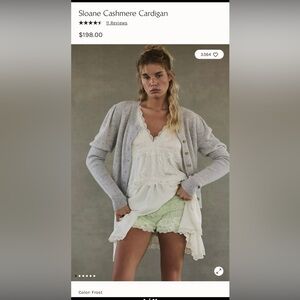 Brand new! Free People Sloane Cashmere Cardigan - Retails $198
